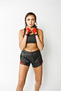 Night Ryder Perforated Leather Shorts